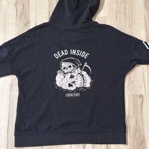 Lurking Class by Sketchy Tank Dead Inside Black Hoodie